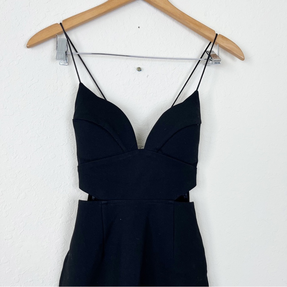 Angel Biba Black Cutout Dress Size 8 - Picture 3 of 7